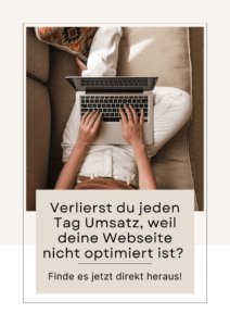 3 Min Website-Check - Preview Woman lying on a couch with a laptop